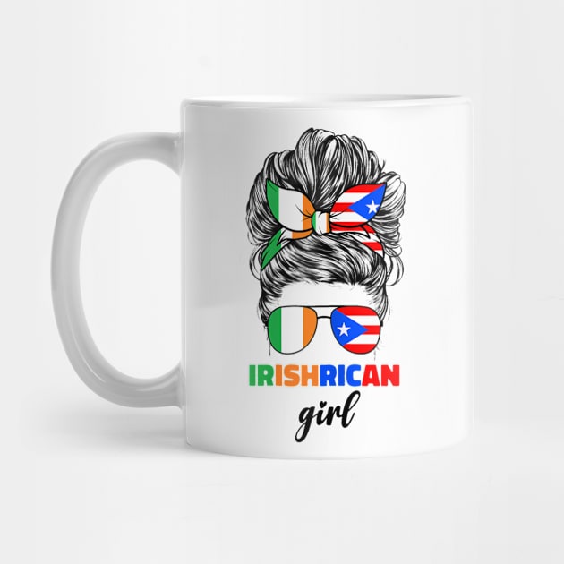 Half Irish And Puerto Rican Rico Ireland Flag Girl by Daysy1